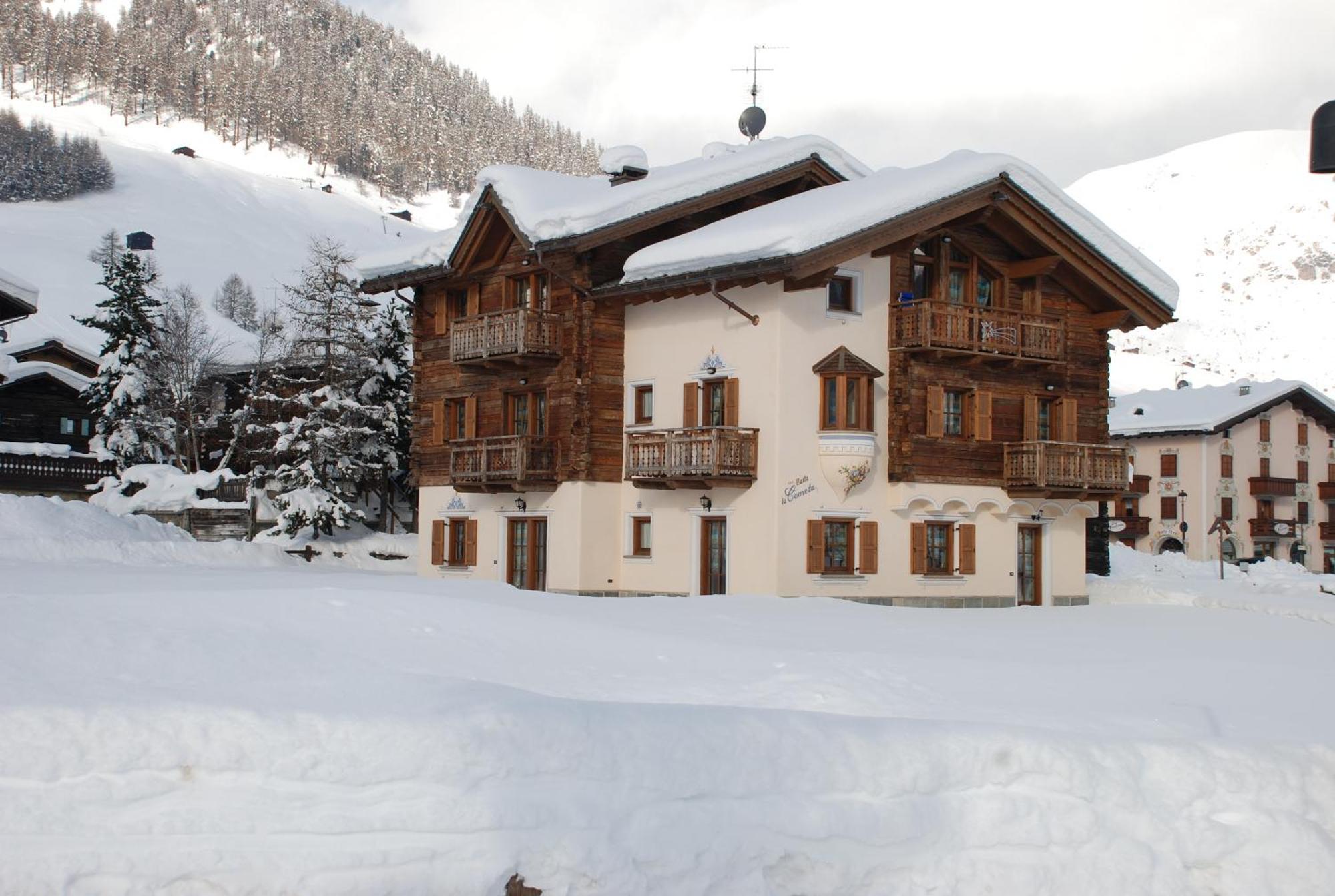 Baita La Cometa Livigno Bagian luar foto