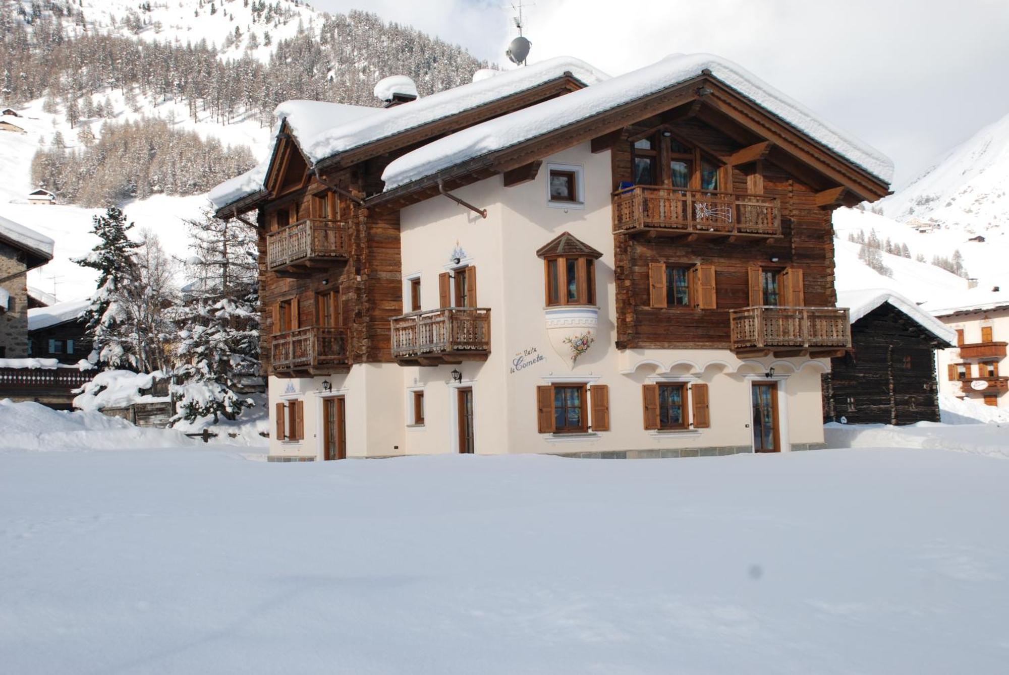 Baita La Cometa Livigno Bagian luar foto